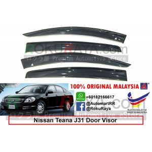 Nissan Teana J31 (1st Gen) 2003-2008 AG Door Visor Air Press Wind Deflector (Big 12cm Width)